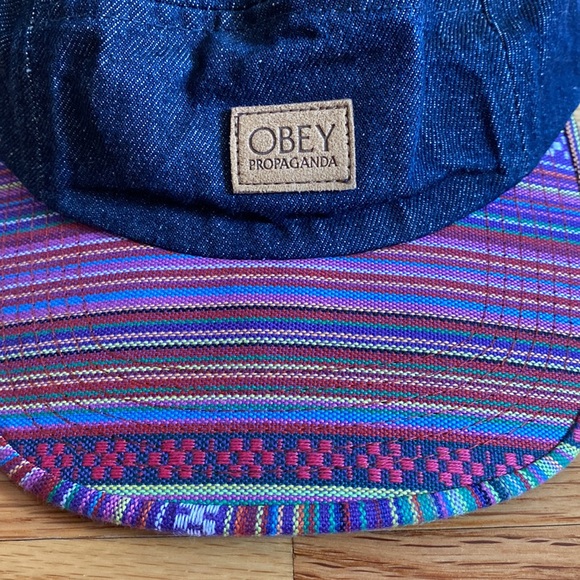 Obey Denim/Colorful Hat - Picture 2 of 5